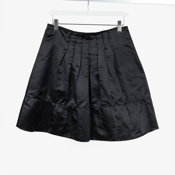Miu Miu 2006 Satin Silk Pleated Skirt - Picture 1 of 10